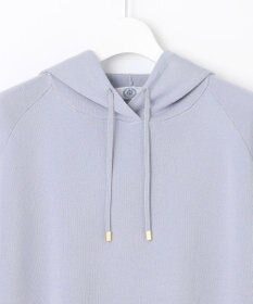 J.PRESS LADIES L 【洗える】HOODIE ニット パーカー