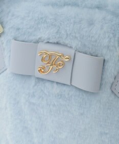 Maison de FLEUR 【限定カラーあり】フェイクファーラウンドバッグ