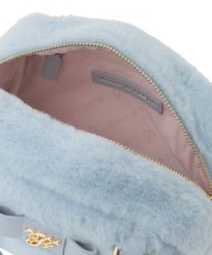 Maison de FLEUR 【限定カラーあり】フェイクファーラウンドバッグ