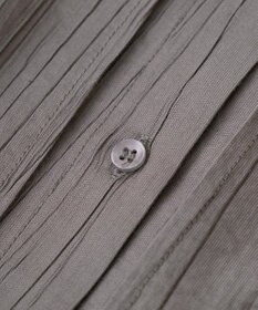 earth music&ecology 【接触冷感】裾ドロストフレンチスリーブシャツ