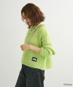 Green Parks ナイトメア／ラメメッシュニットプルオーバー