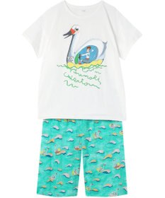 tsumori chisato SLEEP ツモリチサト パジャマ 綿100%(トップス・ボトム) 4分袖 7分丈 レディース UDT110 /ワコール