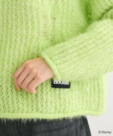 Green Parks ナイトメア／ラメメッシュニットプルオーバー