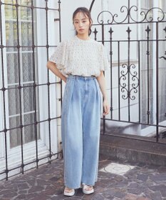 earth music&ecology タックホックデニムパンツ