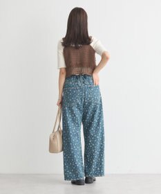 earth music&ecology タックホックデニムパンツ