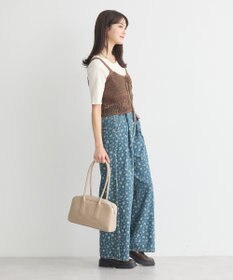 earth music&ecology タックホックデニムパンツ
