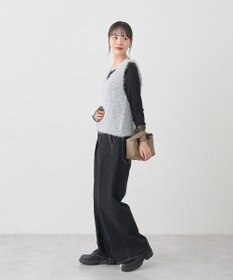 earth music&ecology タックホックデニムパンツ