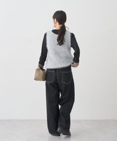 earth music&ecology タックホックデニムパンツ