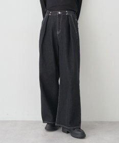 earth music&ecology タックホックデニムパンツ