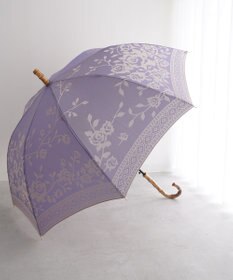 槇田商店 Kirie バラ ロイヤルパープル 長傘