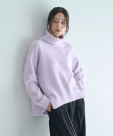 YECCA VECCA スリットタートルネックニット