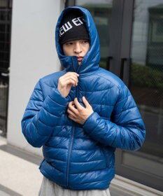 WEGO 【ユニセックス着用ITEM】コンパクトフィットパファーフーディー