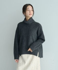 YECCA VECCA スリットタートルネックニット
