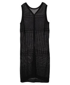 Green Parks すかし柄ロングベスト