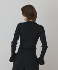 GRACE CONTINENTAL ラメリブニットトップ