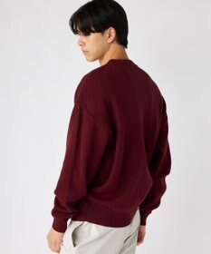 OP／FILA 【ocean pacific】サガラ刺しゅうロゴクルーニット/メンズ