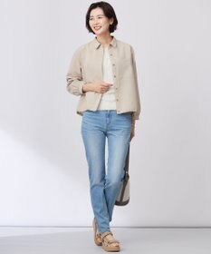 J.PRESS LADIES S 【洗える】BASIC STRETCH DENIM スキニー パンツ