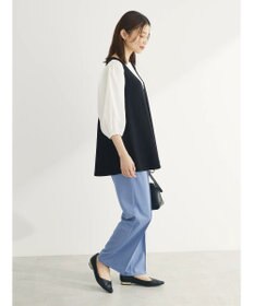 Green Parks ベスト風ドッキングニットプルオーバー