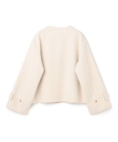 BEIGE， GRASSE / リバーウールクロップドコート