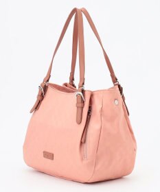 Y'SACCS ポーチ付きドットジャカードトート