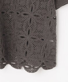 自由区 エンブロイダリー ニット