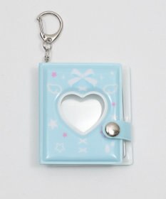 WEGO 【痛バ＆推し活グッズ】リボンハートIDフォトアルバムキーホルダー