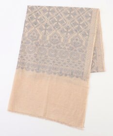 自由区 レースエンブロイダリー ストール