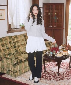 earth music&ecology センターシームフレアパンツ