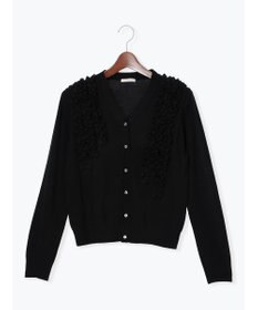 Te chichi フリルVネックカーディガン