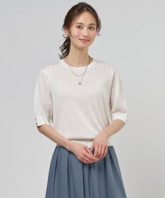 J.PRESS LADIES L  Vis/Peスパーク クルーネック プルオーバー