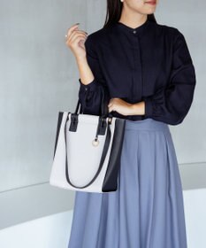 組曲 2WAYハンドルスクエアトート バッグ