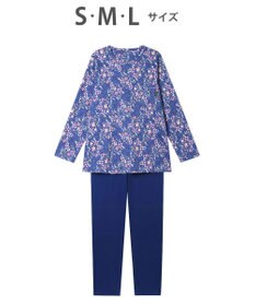 WACOAL ミントン 長袖 長ズボン パジャマ 綿100%(本体) NDX552 /ワコール