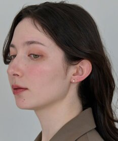 Phoebe 【金属アレルギー対応】ダブルループパールピアス/ニッケルフリー