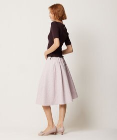 TOCCA 【WEB限定カラーあり】【消臭・洗える】RIBBON LABYRINTH JACQUARDスカート