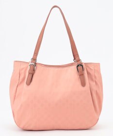 Y'SACCS ポーチ付きドットジャカードトート