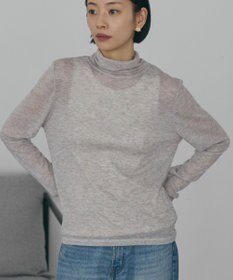 AMERICAN HOLIC シアーテレコタートルネックプルオーバー