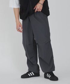 WEGO 【ウエストゴム/撥水/洗濯機可】ナイロンイージーパンツ