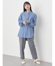 earth music&ecology リボンポイントシャツチュニック