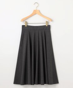組曲 【WEB限定カラーあり】ウールライクストレッチ フレアスカート