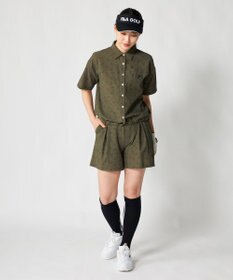 FILA GOLF／marie claire 【FILA GOLF】 ブランドロゴプリント半袖シャツ