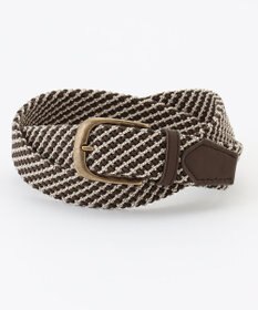 JOSEPH ABBOUD 【イタリア素材・ストレッチ・日本製】ミックスコードメッシュ ベルト