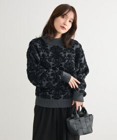 Green Parks ・ｓｗｉｎｇ　ｂｙ　アラベスクジャカードニット