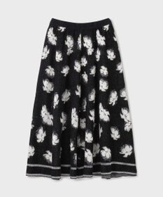 GRACE CONTINENTAL ラメフローラルニットスカート