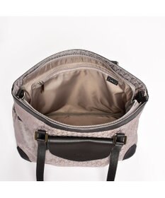 Y'SACCS モノグラム×カウレザー　２ＷＡＹミニトート