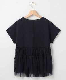 組曲 【先行予約】GIZAコットンチュールコンビ カットソー