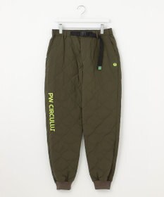 PW CIRCULUS 【MEN】ひょうたんキルト中綿ワイドジョガーパンツ