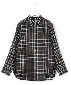 ICB 【洗える】コットンカポックチェック シャツ