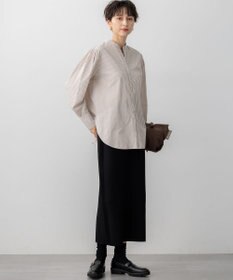 23区 L 【滝沢眞規子さん着用/mi-molletコラボ/洗える】CANCLINI デザイン シャツ