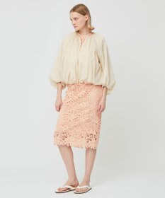 BEIGE， NARCISSUS / レーススカート