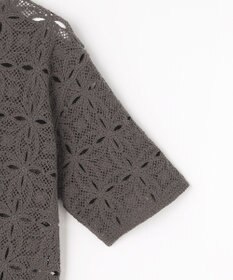 自由区 エンブロイダリー ニット